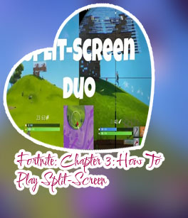 How to play split screen on fortnite